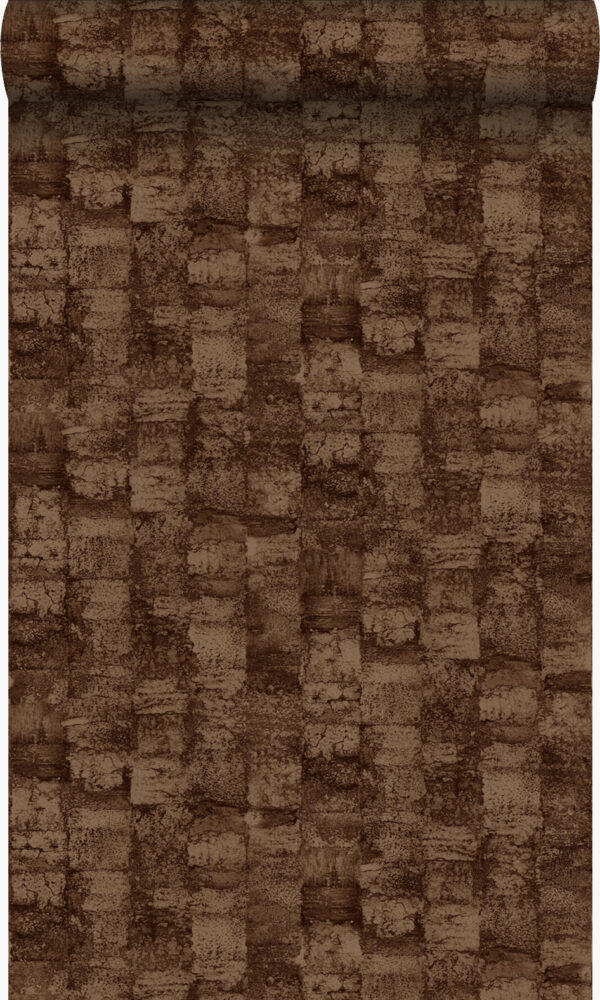 Origin Wallcoverings tapeet tekstuuriga läikiv vaskpruun - vaskpruun