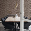 Origin Wallcoverings tekstuuriga tapeet - tumepruun