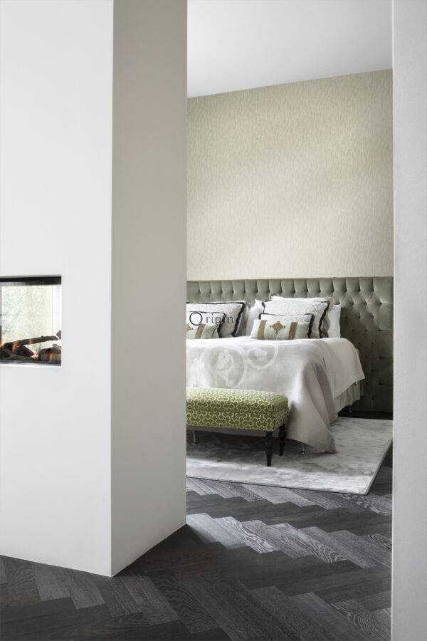 Origin Wallcoverings tapeet rohumoodi linane läikiv pronks