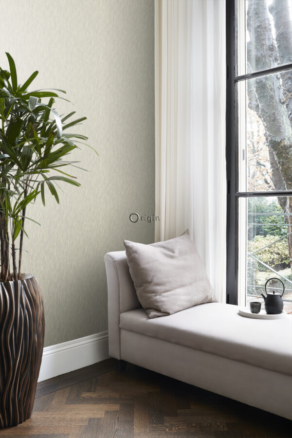 Origin Wallcoverings tapeet rohumoodi linane läikiv pronks