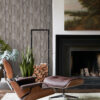 Origin Wallcoverings lehtede tapeet - tume taupe