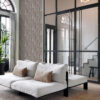 Origin Wallcoverings lehtede tapeet - tume taupe