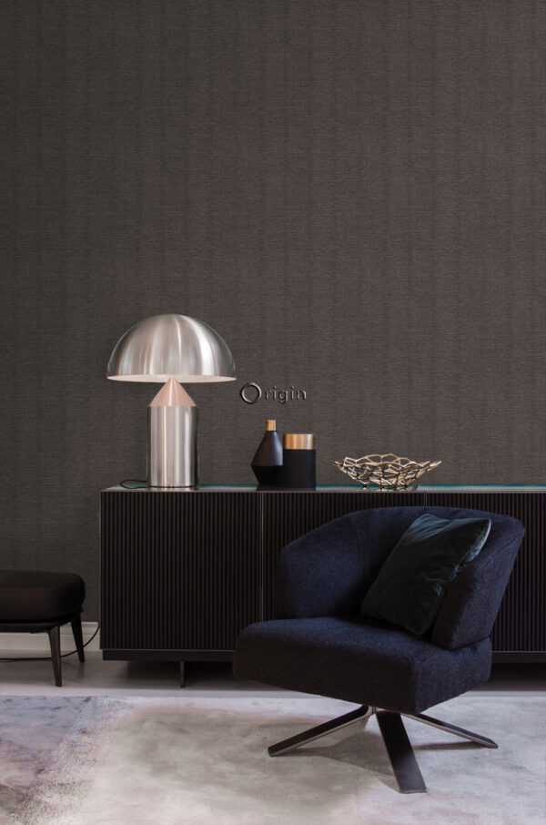 Origin Wallcoverings tapeet lina tekstuur - tume taupe