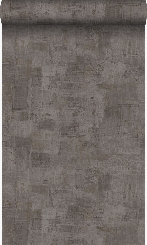 Origin Wallcoverings tapeet maaliline tekstuur - tume taupe