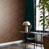 Origin Wallcoverings tapeet marmor roostepruun
