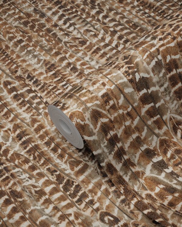 Origin Wallcoverings tapeet suled roostepruun