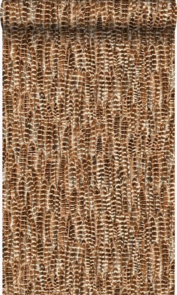 Origin Wallcoverings tapeet suled roostepruun
