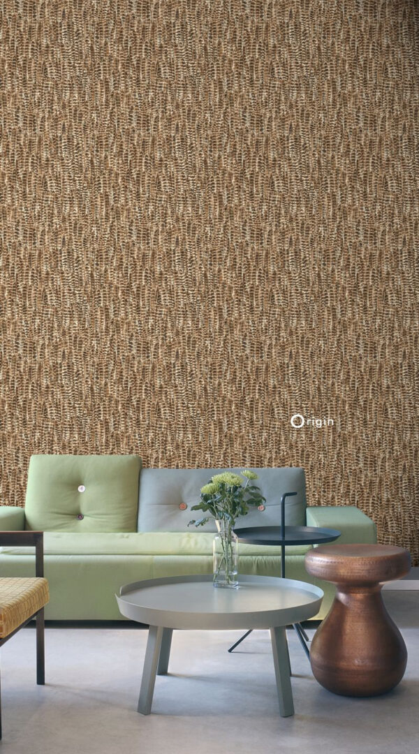 Origin Wallcoverings tapeet suled roostepruun