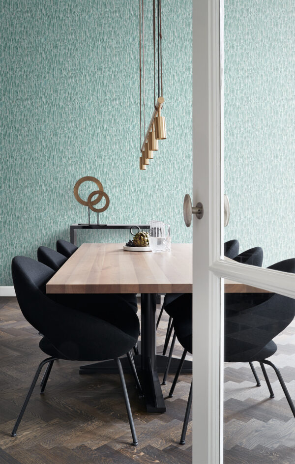 Origin Wallcoverings tapeet sulgedega - laguunroheline