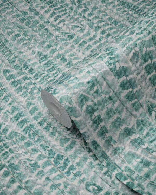 Origin Wallcoverings tapeet sulgedega - laguunroheline