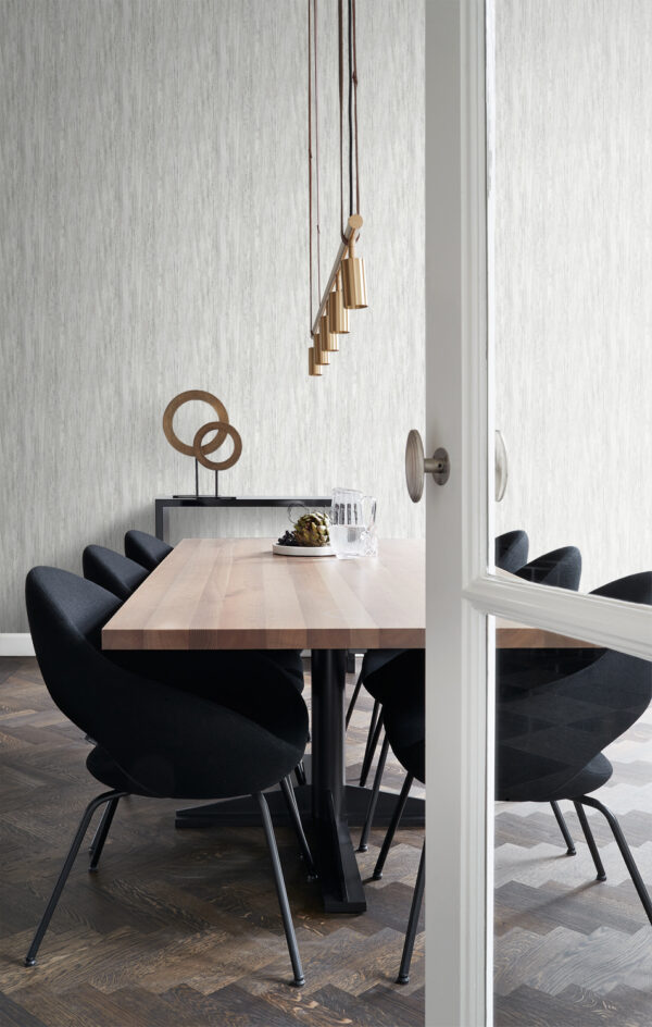 Origin Wallcoverings tapeet puidumuster tume elevandiluuvalge
