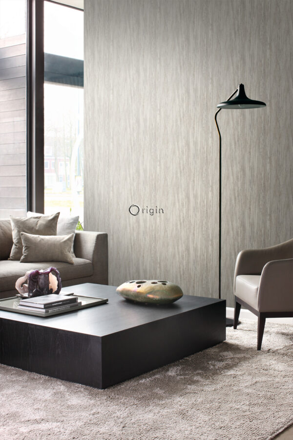 Origin Wallcoverings tapeet puidumuster liivbeež
