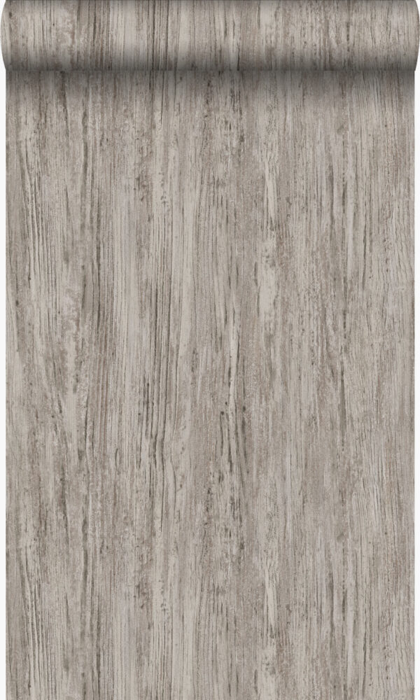 Origin Wallcoverings tapeet puidumuster helepruun