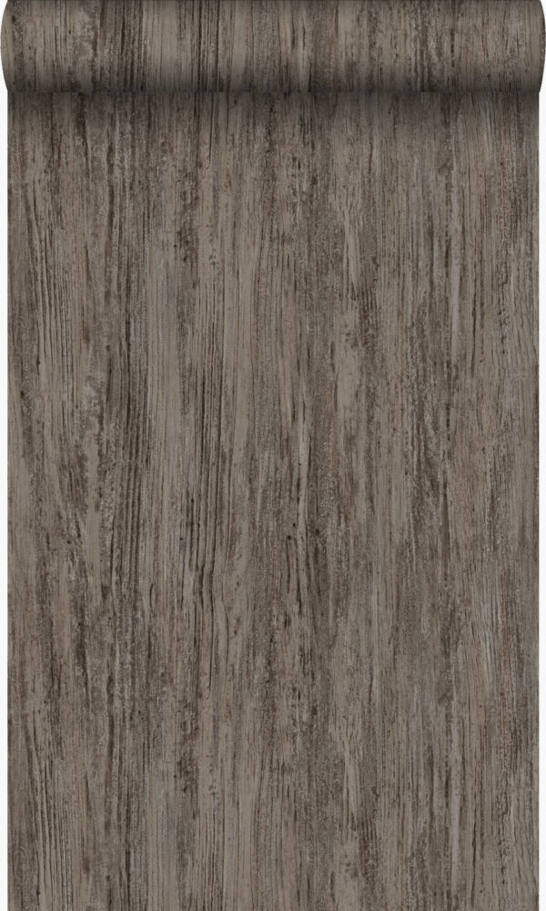 Origin Wallcoverings tapeet puidumuster tume taupe