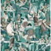Origin Wallcoverings figuuriline tapeet - smaragdroheline