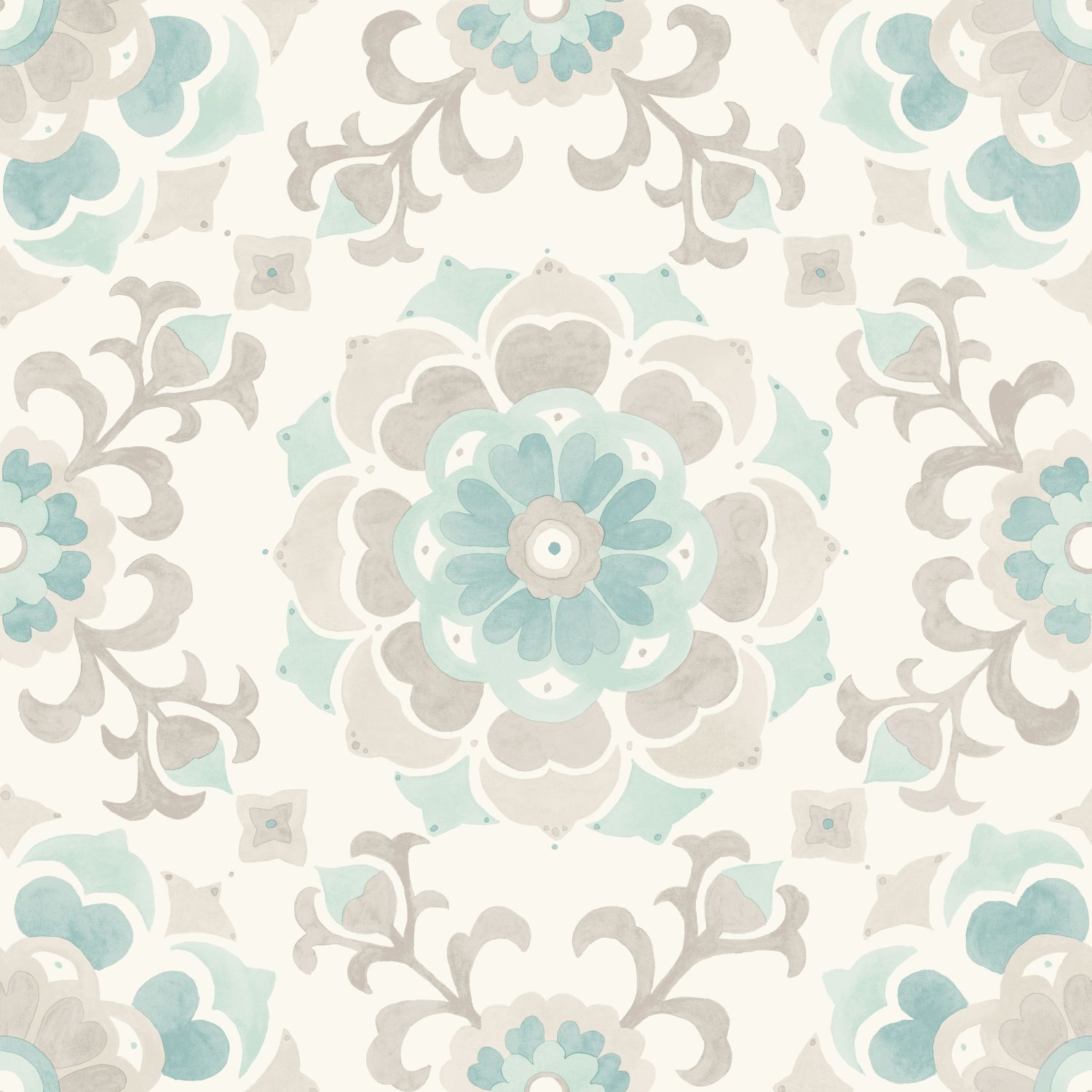 Origin Wallcoverings tapeet suzani lilled - celadonroheline