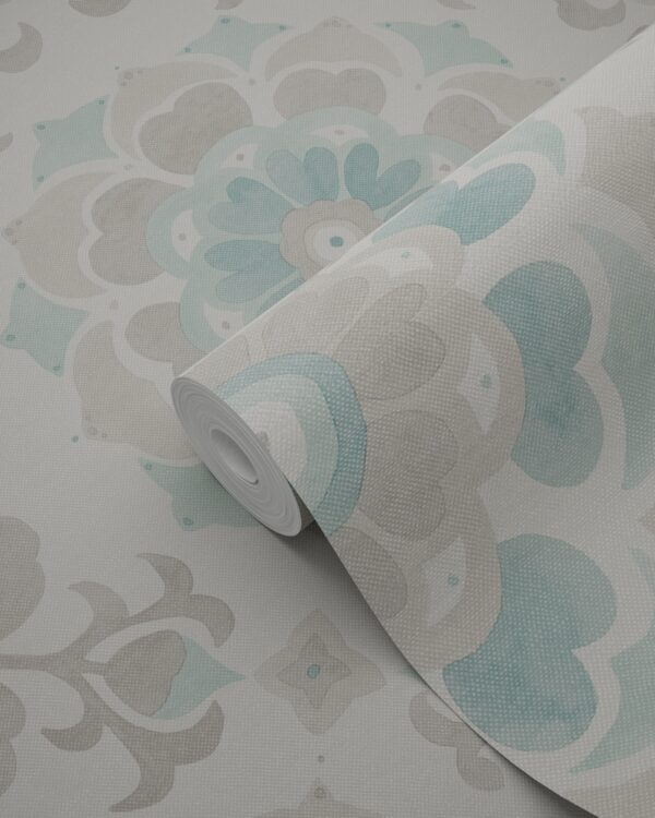 Origin Wallcoverings tapeet suzani lilled - celadonroheline