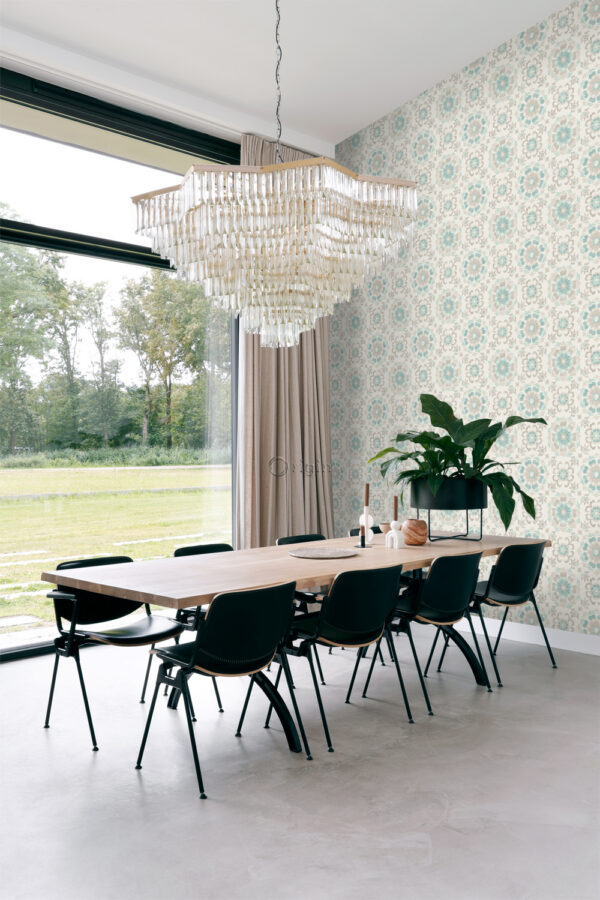 Origin Wallcoverings tapeet suzani lilled - celadonroheline