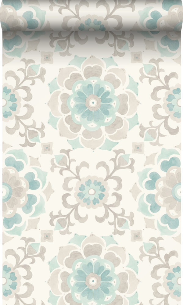 Origin Wallcoverings tapeet suzani lilled - celadonroheline