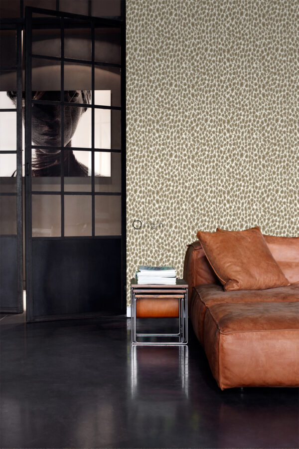 Origin Wallcoverings tapeet leopardnahk - beež