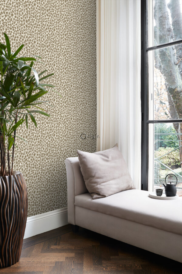 Origin Wallcoverings tapeet leopardnahk - beež
