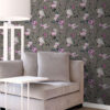 Origin Wallcoverings lillemotiiv tapeet - taupe ja lilla