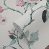 Origin Wallcoverings lillemotiiv tapeet - valgekirju ja heleroosa ja roheline