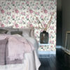 Origin Wallcoverings lillemotiiv tapeet - valgekirju ja heleroosa ja roheline