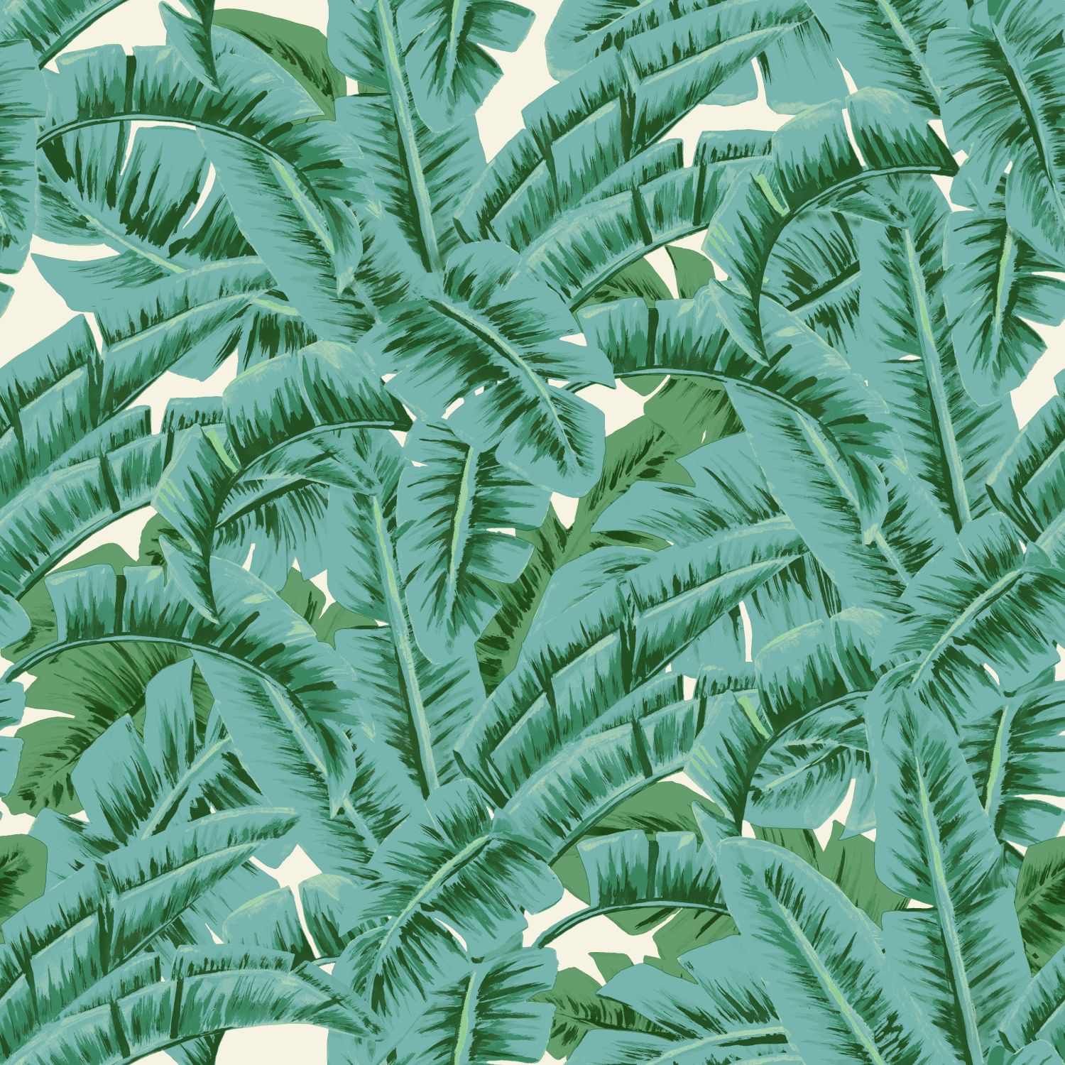 Origin Wallcoverings tapeet palmilehed - roheline