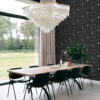 Origin Wallcoverings tapeet muusikariistad - must