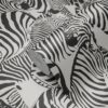 Origin Wallcoverings tapeet sebrad - must ja valge