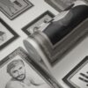 Origin Wallcoverings tapeet maalid mustvalge
