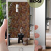 Origin Wallcoverings tapeet patchwork kilim - roostepruun