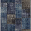 Origin Wallcoverings tapeet patchwork kilim - taupe ja sinine