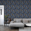 Origin Wallcoverings tapeet patchwork kilim - taupe ja sinine