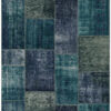 Origin Wallcoverings tapeet patchwork kilim - smaragdroheline