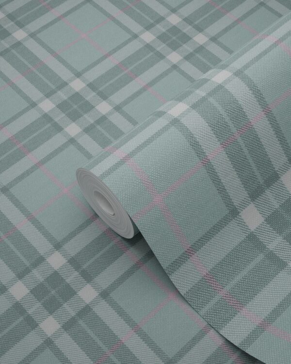 Origin Wallcoverings tapeet rombimotiiv - seladonroheline