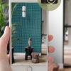 Origin Wallcoverings tapeet rombimotiiv - türkiis