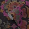 Origin Wallcoverings tapeet suzani lilled - must, oranž ja roosa