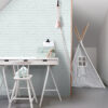 Origin Wallcoverings tapeet vintage maalitud tellissein - mündiroheline