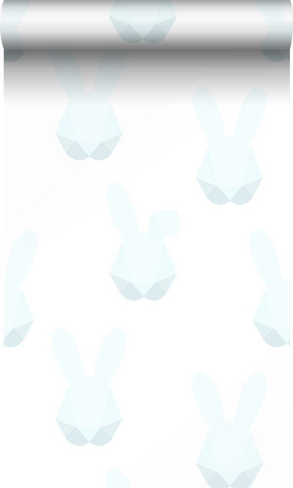 Origin Wallcoverings origami jänesed - pastelsinine