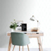 Origin Wallcoverings tapeet rombimotiiv - mattvalge ja mündiroheline