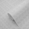 Origin Wallcoverings lehtede tapeet - matt valge ja hele soe hall