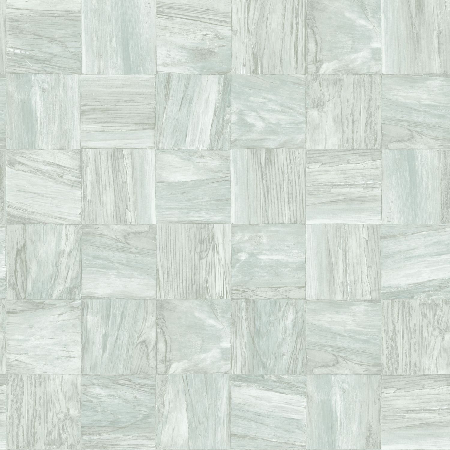 Origin Wallcoverings tapeet ruudukujulised puitlaastud - helehall ja roheline