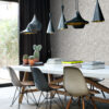 Origin Wallcoverings tapeet ruudukujulised puitlaastud - helehall