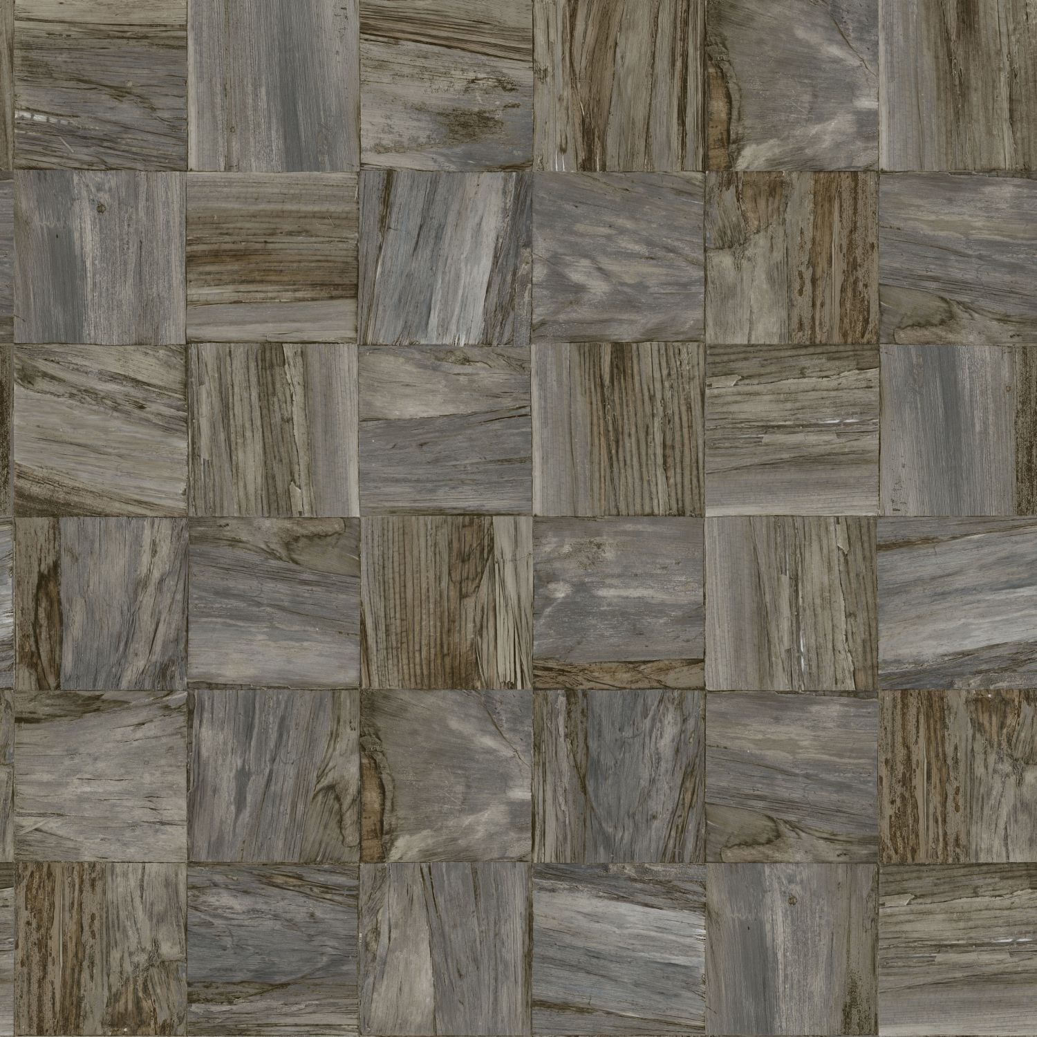 Origin Wallcoverings tapeet ruudukujulised puitlaastud - tumepruun