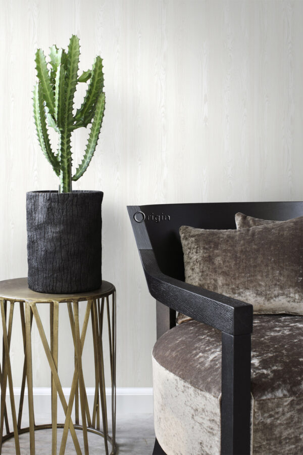 Origin Wallcoverings tapeet värske puidust lauad - kreemvalge