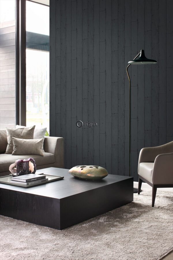 Origin Wallcoverings tapeet kulunud puidust lauad - antratsiithall