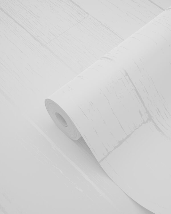 Origin Wallcoverings tapeet kulunud puidust lauad matt valge ja hõbedane