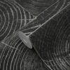 Origin Wallcoverings tapeet ristlõiked puutüved matt must ja hõbedane